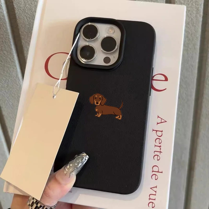 Cute Dachshund Phone Case – Soft & Protective Cover