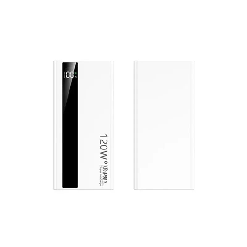 Lenovo 500000mAh 120W Portable Power Bank Large Capacity Super Fast Charge External Battery For Xiaomi Iphone 2026New