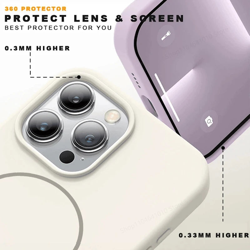 Case Magnetic MagSafe - Shockproof Silicone Cover