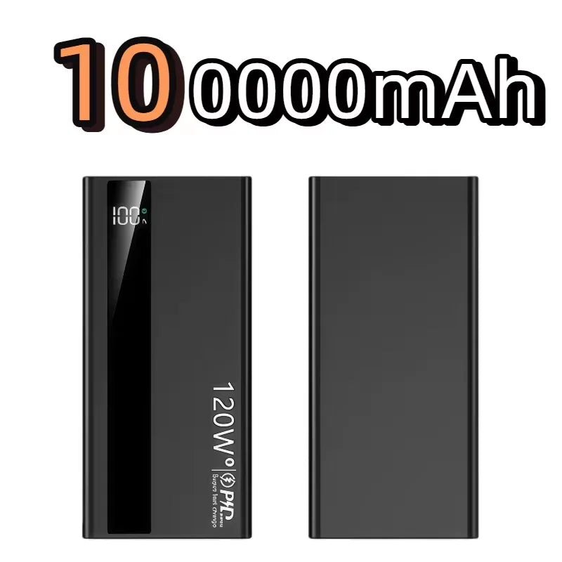 Power Bank 120W Carregamento Super Rápido Portátil