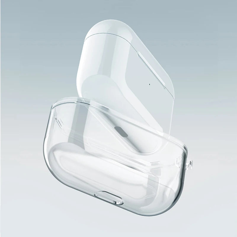 Transparent AirPods Protective Case – Clear Hard Shell