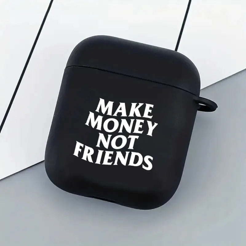 "Make Money" Graphic AirPods Case – Cool Earphone Cover