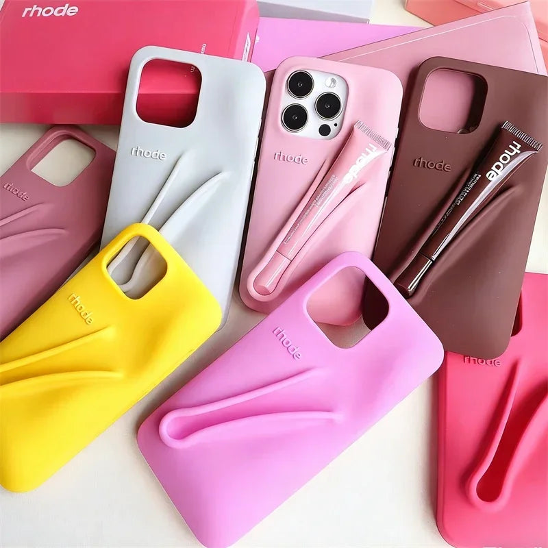 Rhode Lip Gloss Cute Makeup Holder Cover