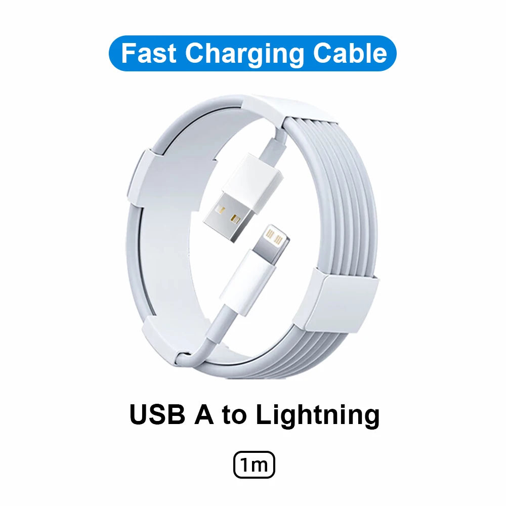 Carregador Rápido PD de 30W - Adaptador de Energia USB-C com Cabo