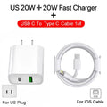 Charger 35 W PD Fast USB-C Power Adapter with C-C Cable