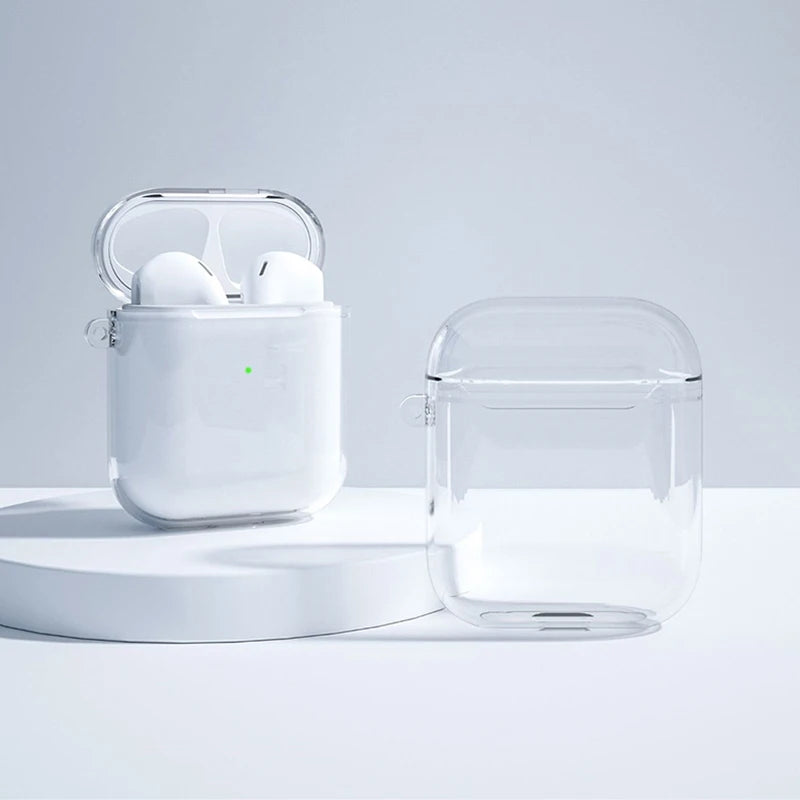 Transparent AirPods Protective Case – Clear Hard Shell