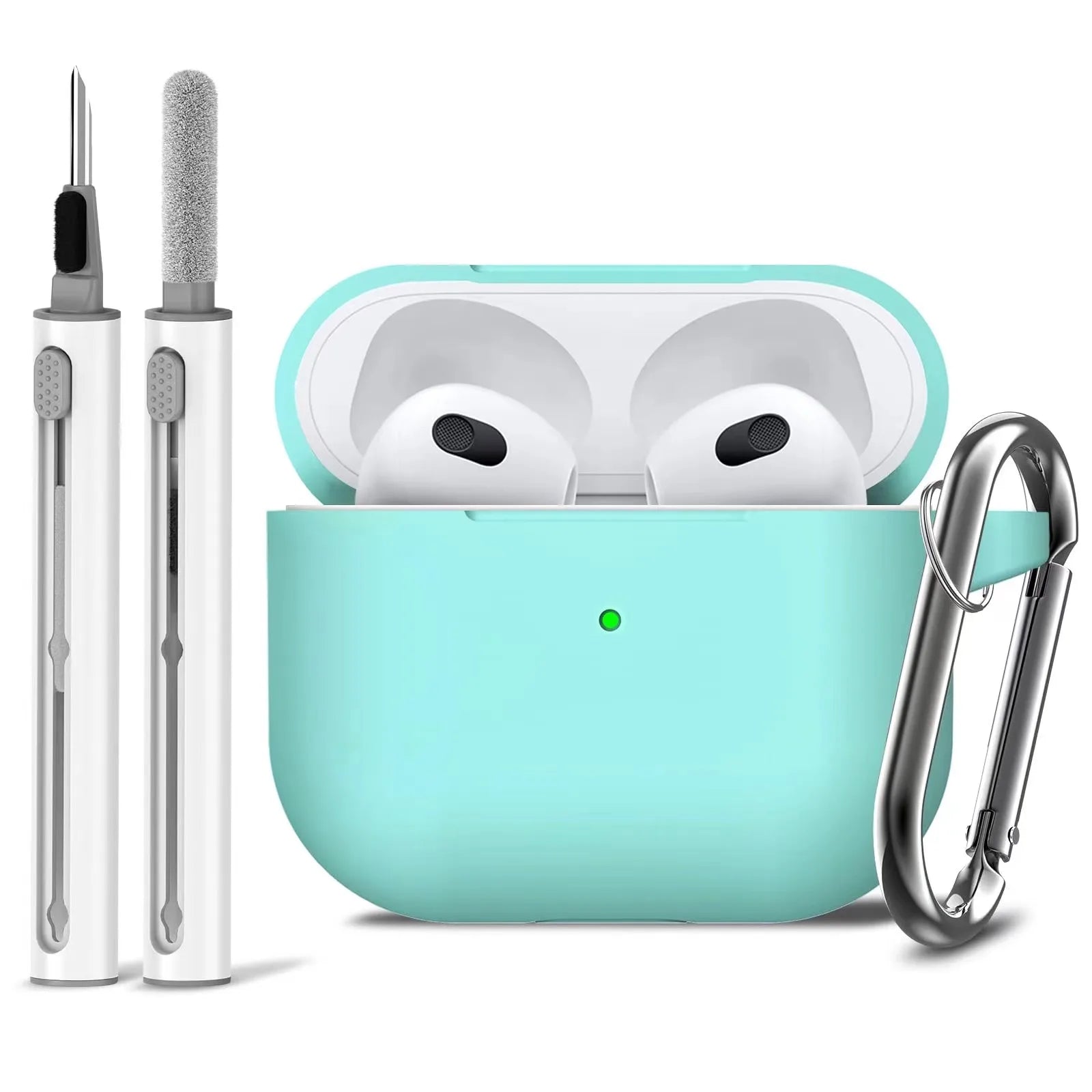 AirPods Case with Cleaner Kit – Soft Silicone Protective Cover