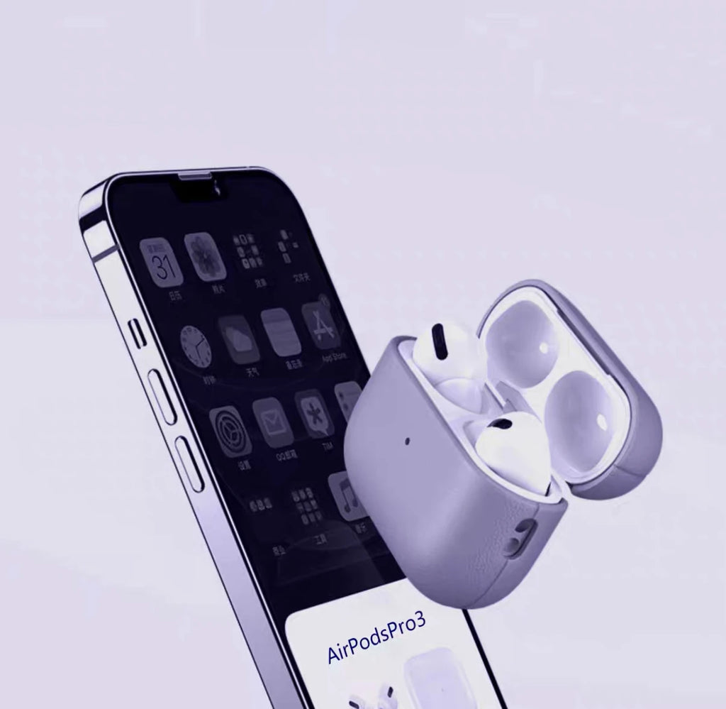 NAPPA Genuine Leather AirPods Case – Retro Cowhide Style