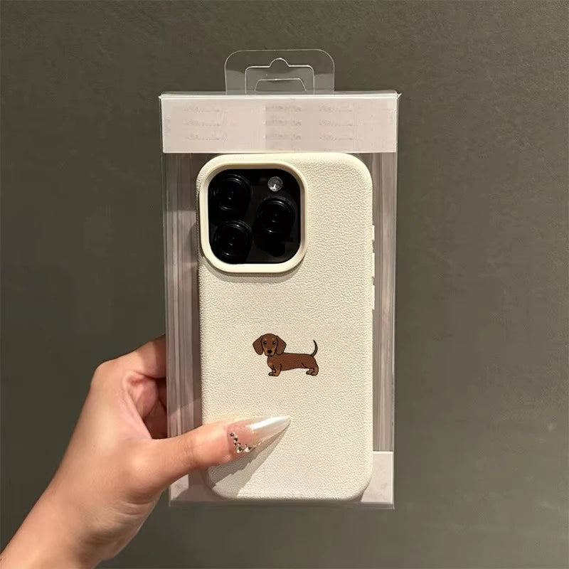 Cute Dachshund Phone Case – Soft & Protective Cover