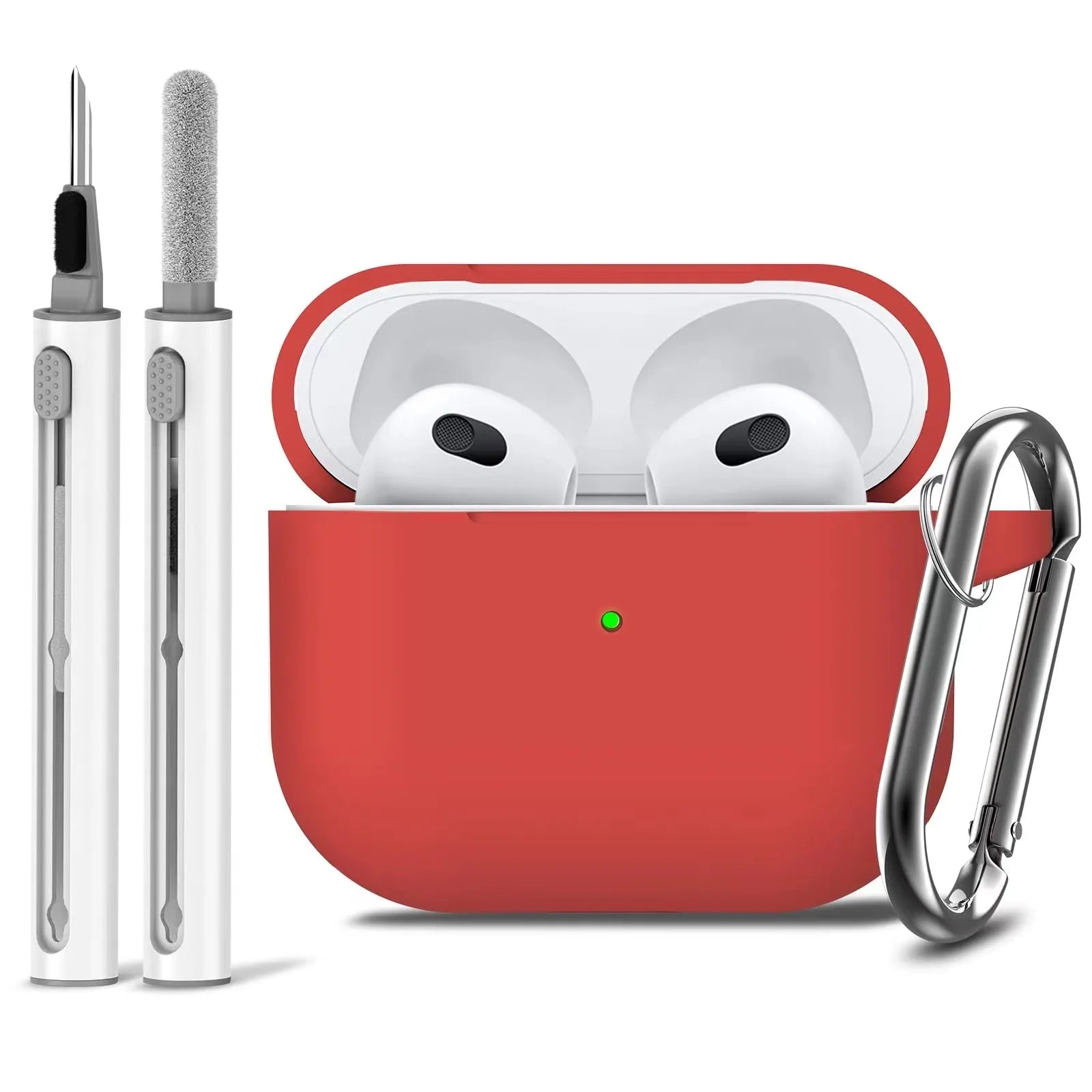 AirPods Case with Cleaner Kit – Soft Silicone Protective Cover