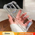 Clear Shockproof Silicone Phone Case – Slim Transparent Cover