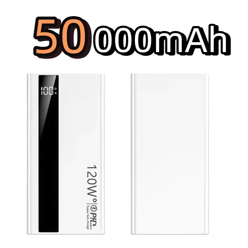 Power Bank 120W Carregamento Super Rápido Portátil
