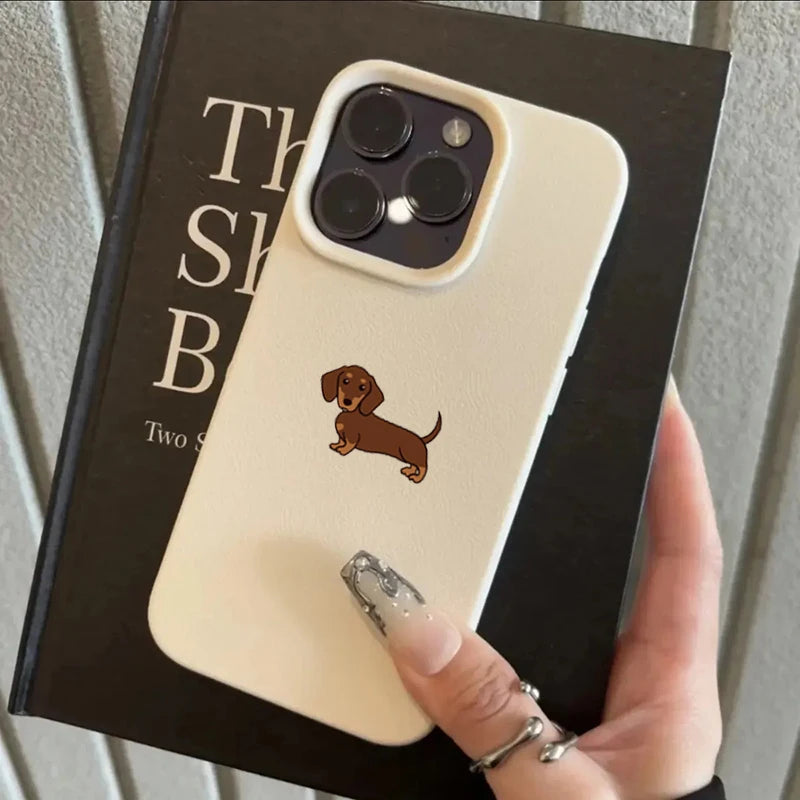 Cute Dachshund Phone Case – Soft & Protective Cover