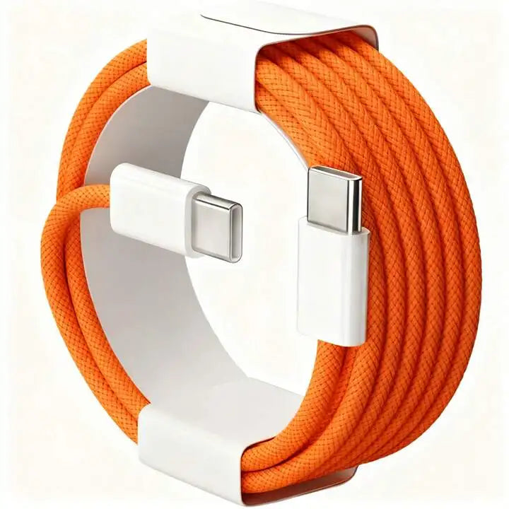 Cable USB-C to USB-C Fast Charging Cable  – Nylon Braided, 3 Lengths