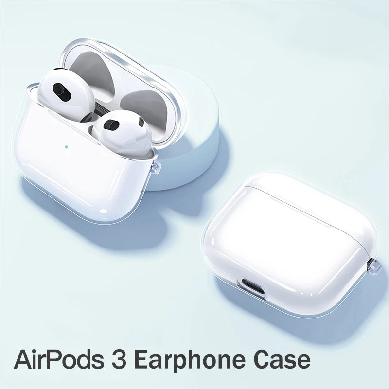 Transparent AirPods Protective Case – Clear Hard Shell