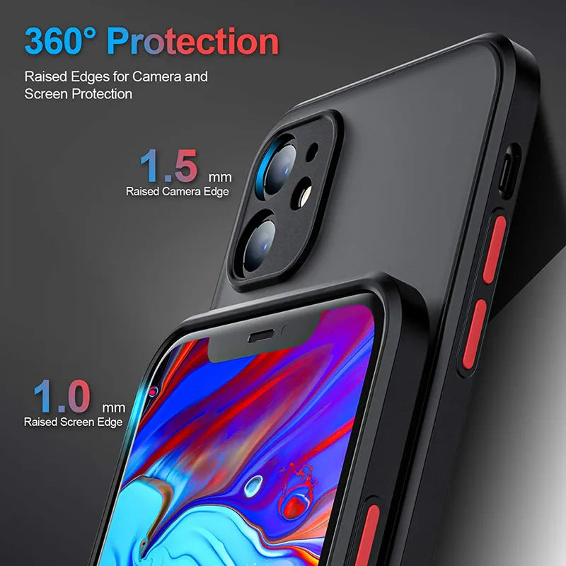Armor Bumper Phone Case – Shockproof Silicone Hard Cover