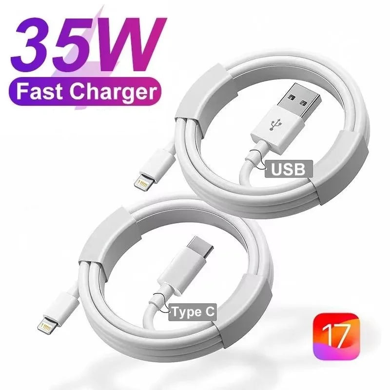 USB-C Fast Charging Cable for iPhone – PD Quick Charge, CE Certified35W
