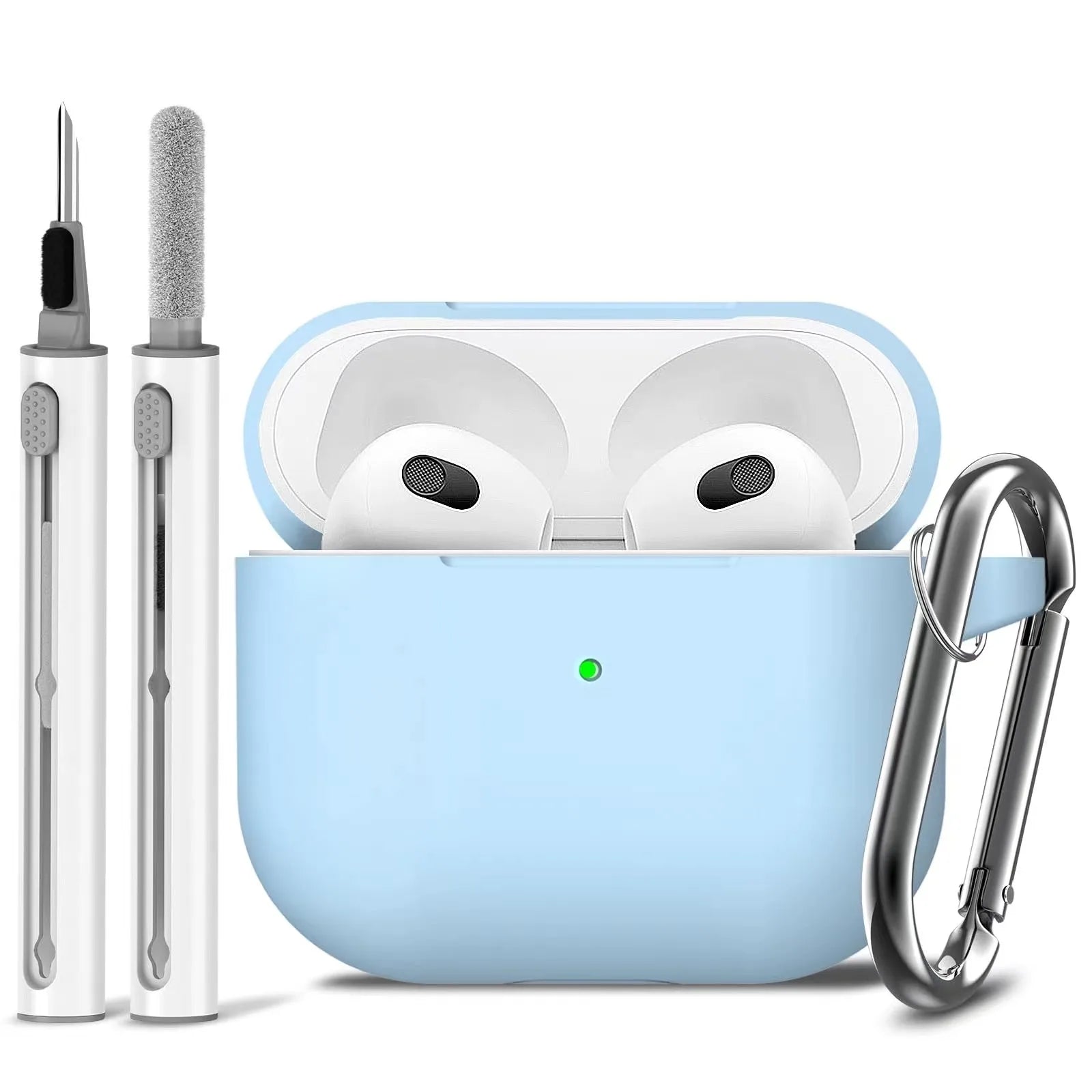 AirPods Case with Cleaner Kit – Soft Silicone Protective Cover