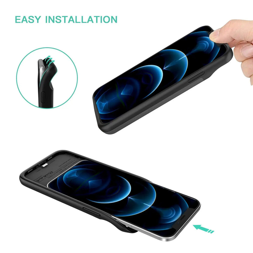 Power Bank Battery Charger - 2 in 1 Protective Cover with Built-in