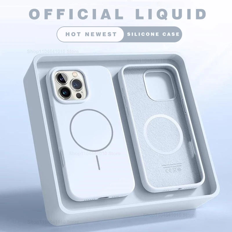 Case Magnetic MagSafe - Shockproof Silicone Cover