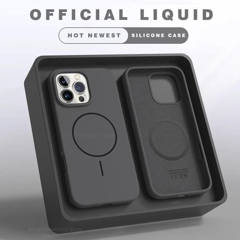 Case Magnetic MagSafe - Shockproof Silicone Cover