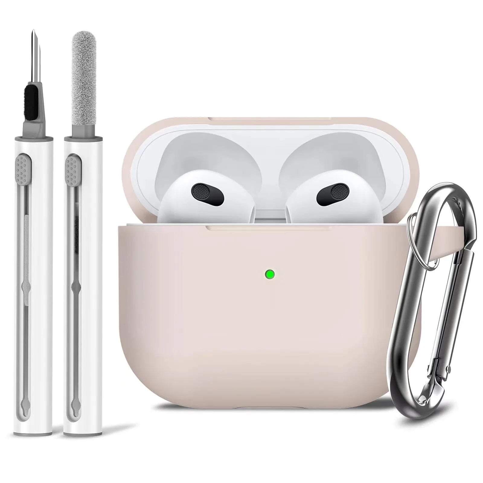 AirPods Case with Cleaner Kit – Soft Silicone Protective Cover