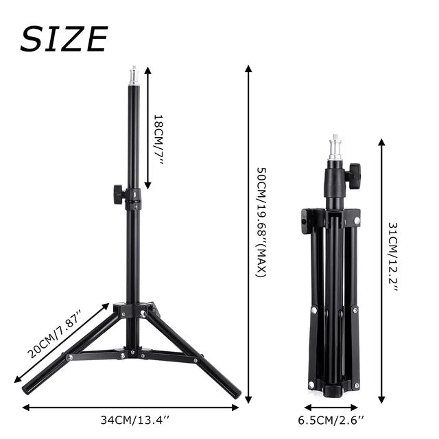 LED Selfie Ring Light with Tripod & Remote – USB Fill Light for TikTok & YouTube