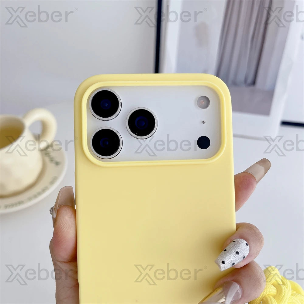 Crossbody Strap Phone Case for iPhone - Adjustable Lanyard Cover