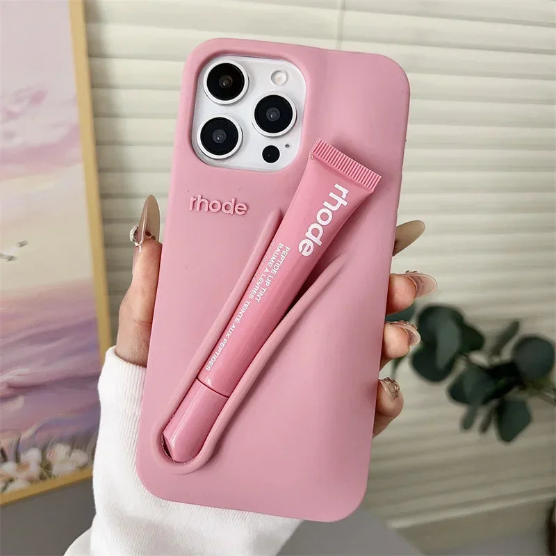 Rhode Lip Gloss Cute Makeup Holder Cover