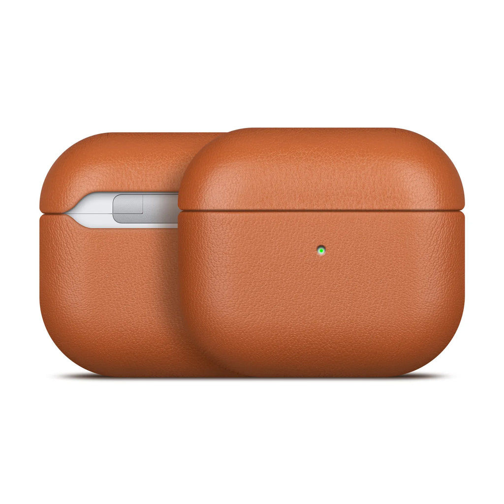 NAPPA Genuine Leather AirPods Case – Retro Cowhide Style