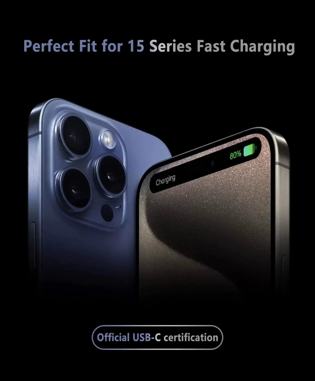 Cable 60W USB-C Fast Charging  – Braided PD