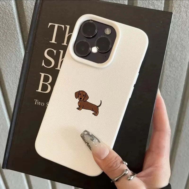 Cute Dachshund Phone Case – Soft & Protective Cover