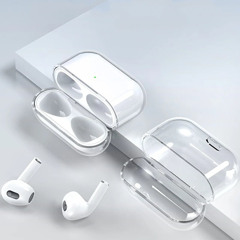 Transparent AirPods Protective Case – Clear Hard Shell