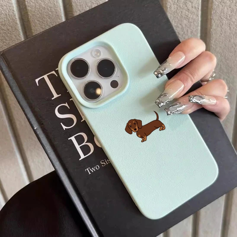 Cute Dachshund Phone Case – Soft & Protective Cover