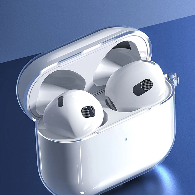 Transparent AirPods Protective Case – Clear Hard Shell