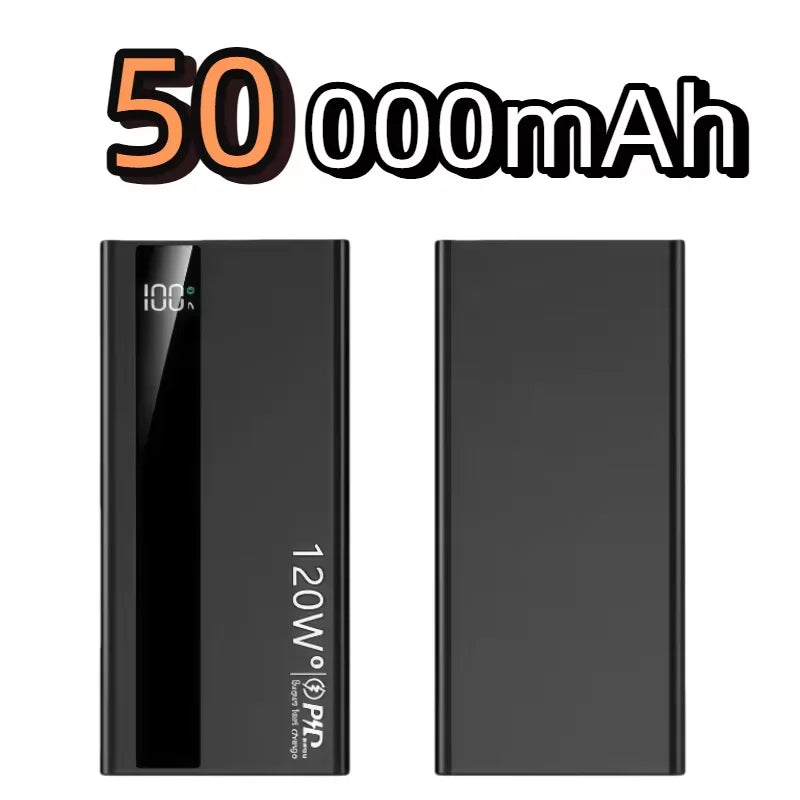 Power Bank 120W Carregamento Super Rápido Portátil