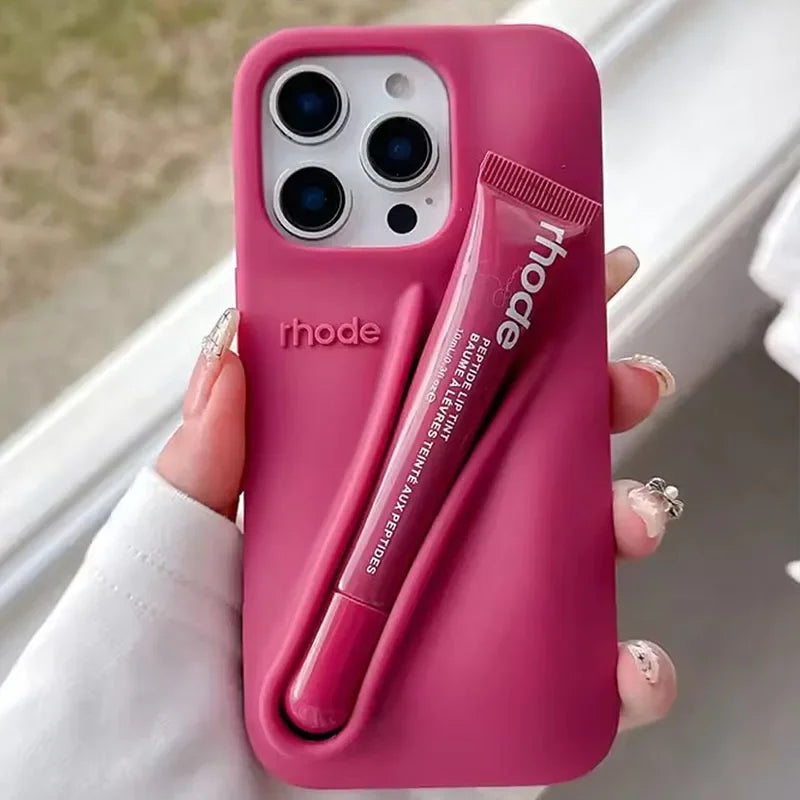 Rhode Lip Gloss Cute Makeup Holder Cover