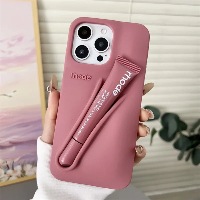 Rhode Lip Gloss Cute Makeup Holder Cover