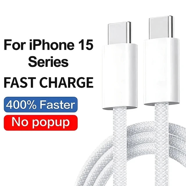 USB-C Fast Charging Cable for iPhone – PD Quick Charge, CE Certified35W
