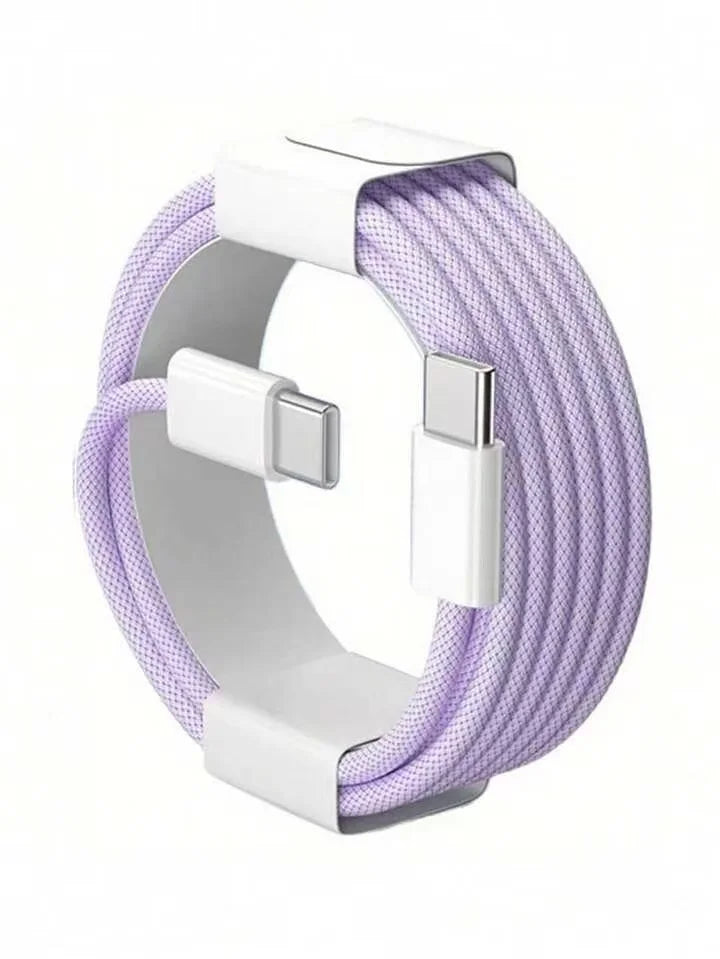 Cable USB-C to USB-C Fast Charging Cable  – Nylon Braided, 3 Lengths
