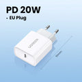 Carregador Rápido USB-C UGREEN 20W – QC 4.0 & PD