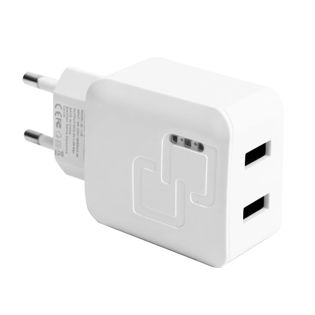 Carregador Rápido USB de Porta Dupla