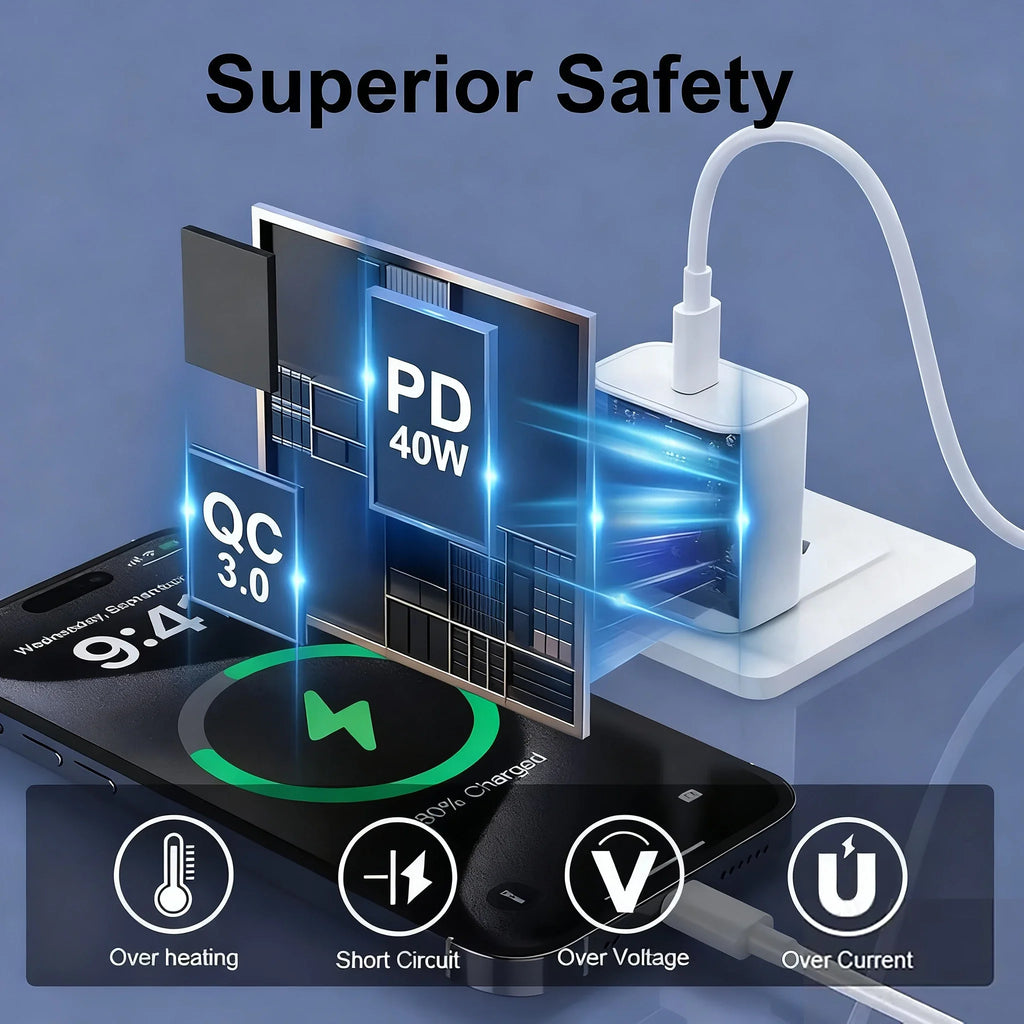 Charger 40W USB-C PD Fast – Quick Power Adapter