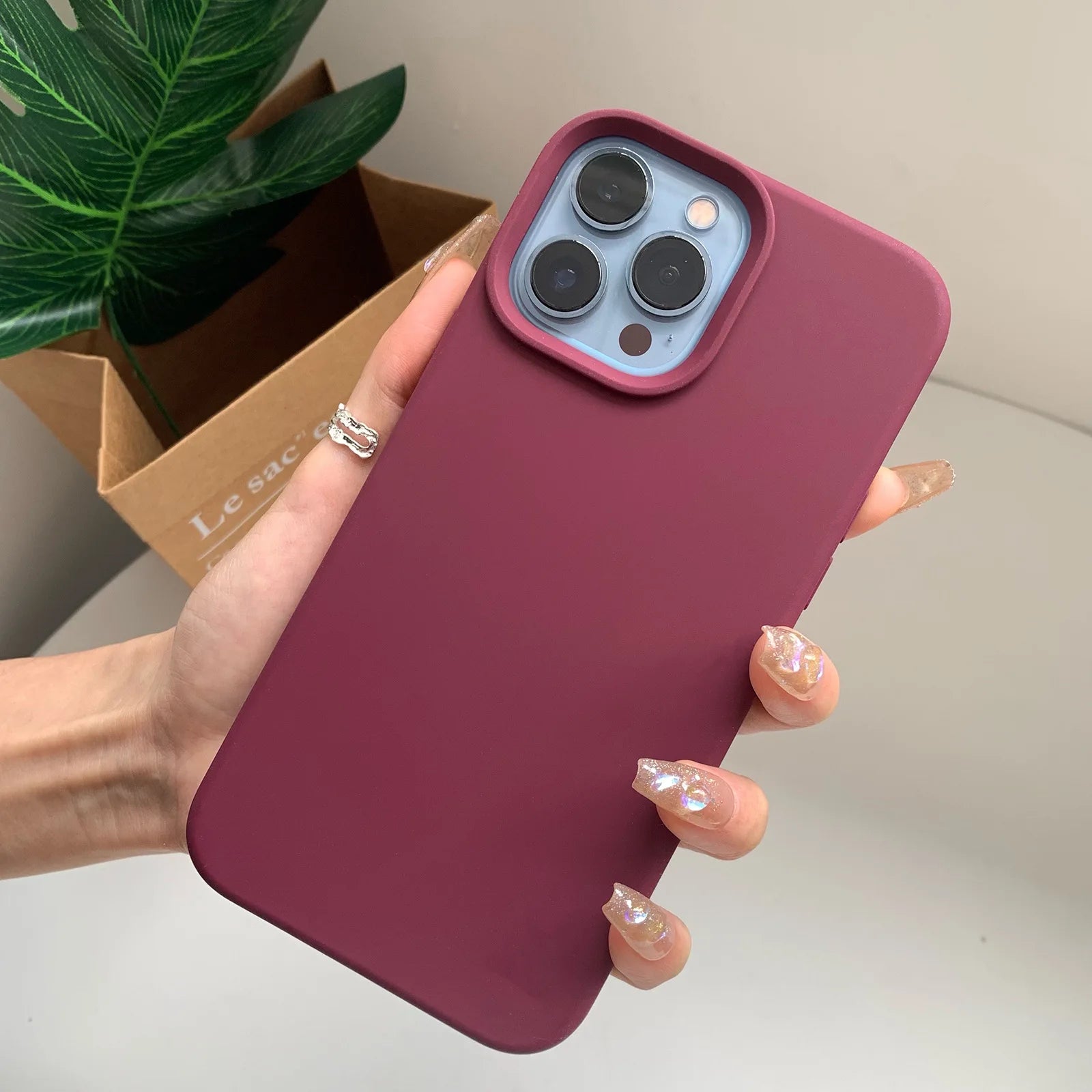 Luxury Liquid Silicone - Camera Protection Cover