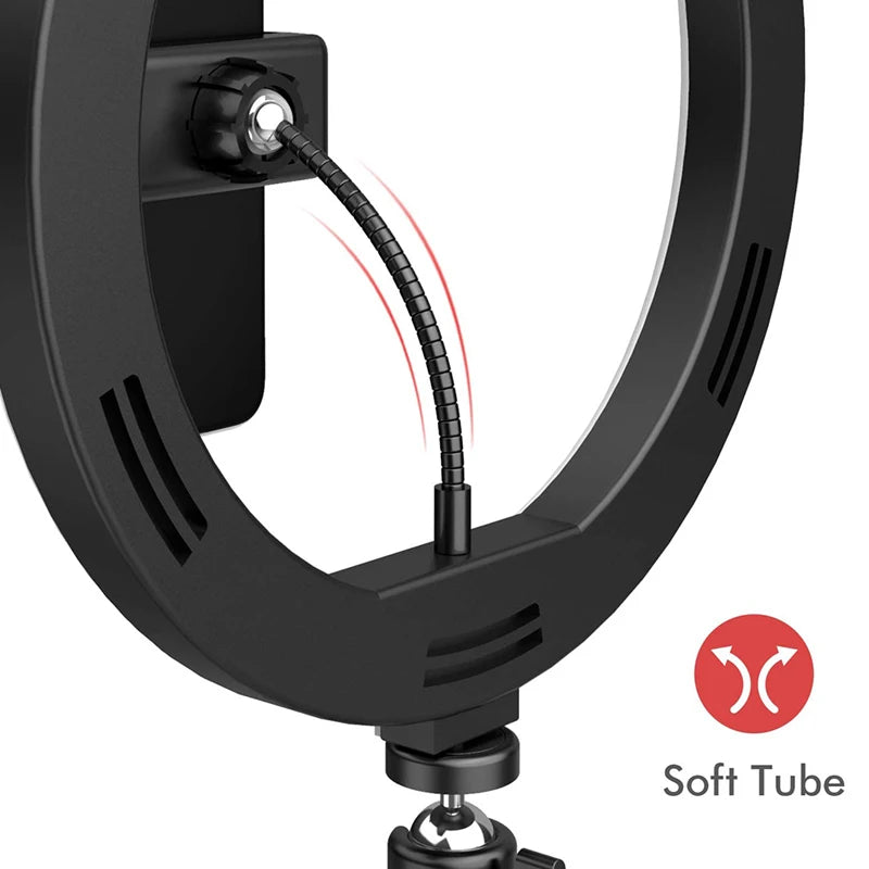 LED Selfie Ring Light with Tripod & Remote – USB Fill Light for TikTok & YouTube