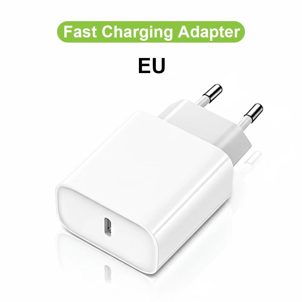 Carregador Rápido PD de 30W - Adaptador de Energia USB-C com Cabo