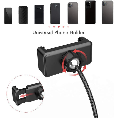12" LED Ringlicht mit Stativständer – Dimmbares USB Fülllicht für YouTube & Live
