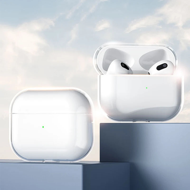Transparent AirPods Protective Case – Clear Hard Shell