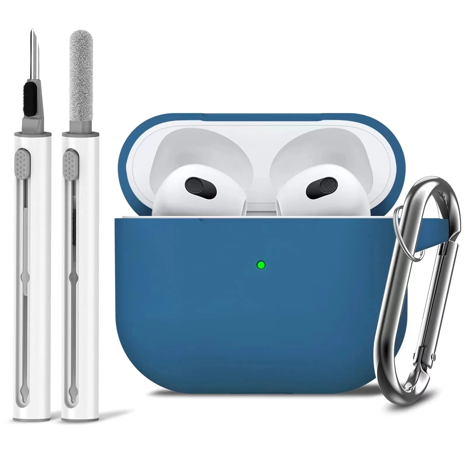 AirPods Case with Cleaner Kit – Soft Silicone Protective Cover