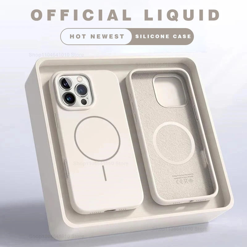 Case Magnetic MagSafe - Shockproof Silicone Cover